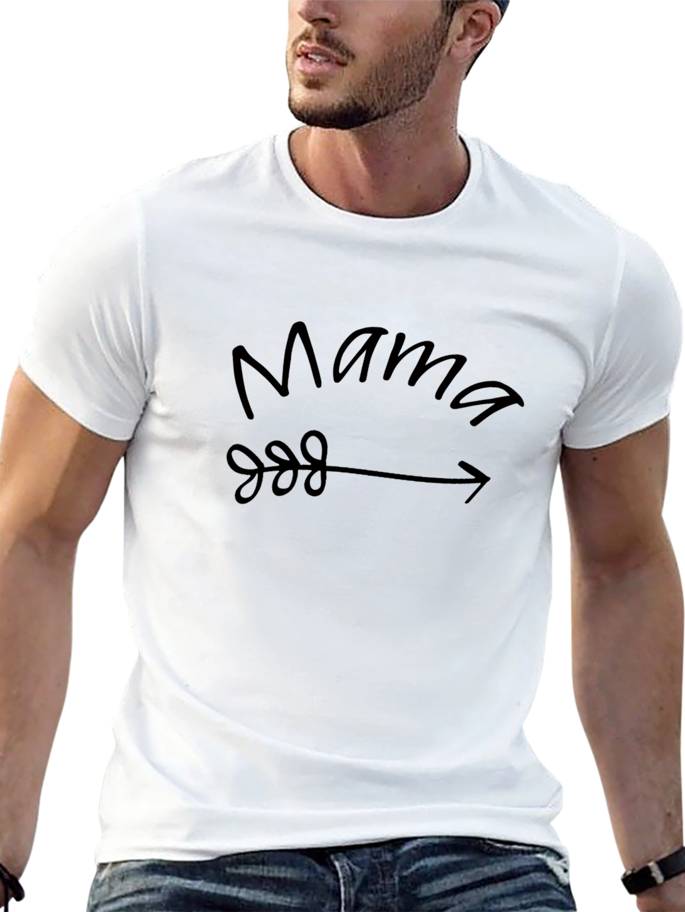 Mama Arrow Graphic Tee - Trendy & Comfortable