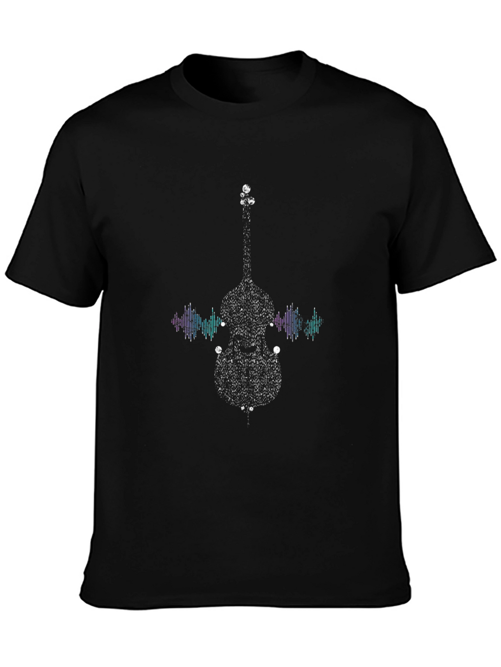 Musical Instrument Graphic Tee - Black