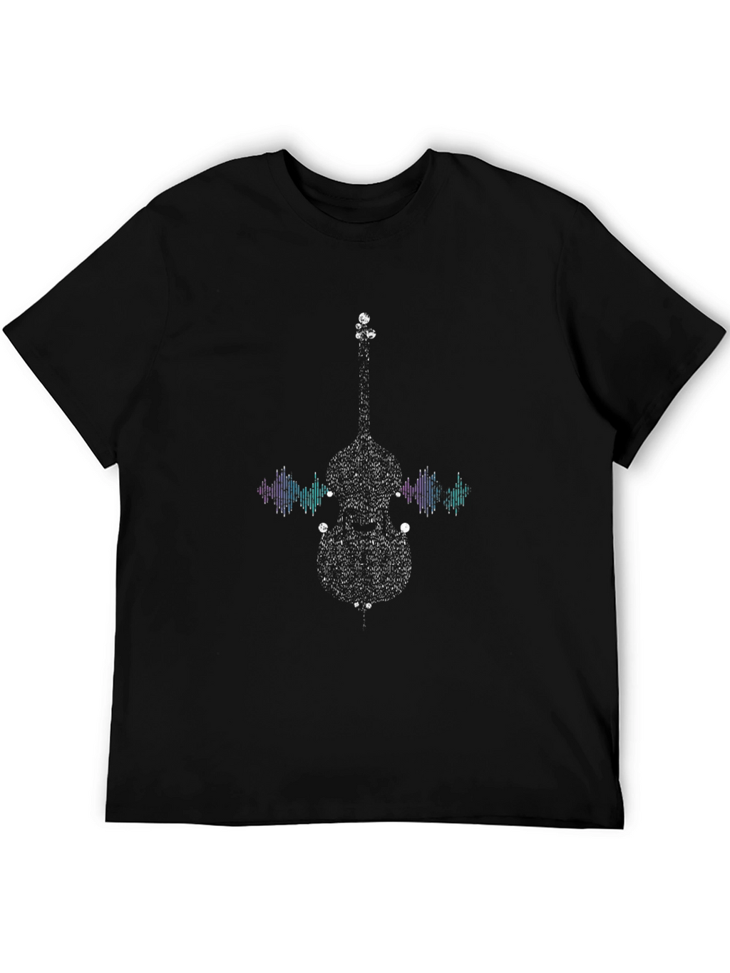 Musical Instrument Graphic Tee - Black