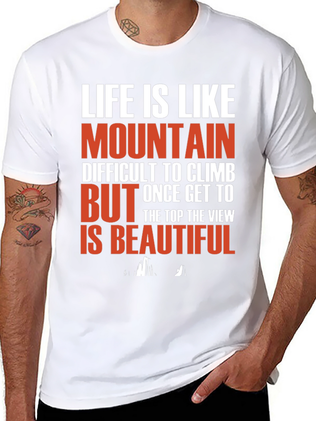 Mountain Life T-Shirt: Climb & View