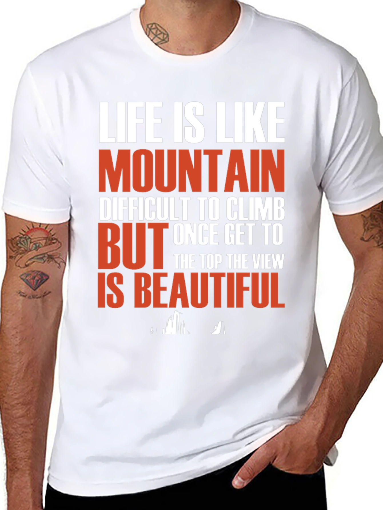 Mountain Life T-Shirt: Climb & View