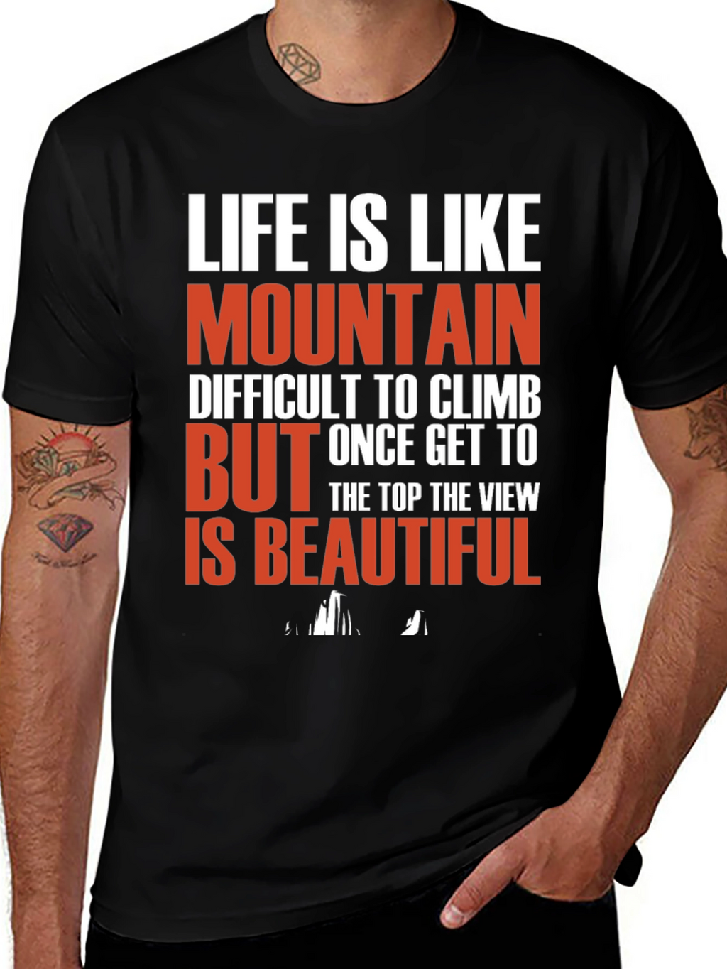 Mountain Life T-Shirt: Climb & View