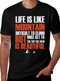 Mountain Life T-Shirt: Climb & View