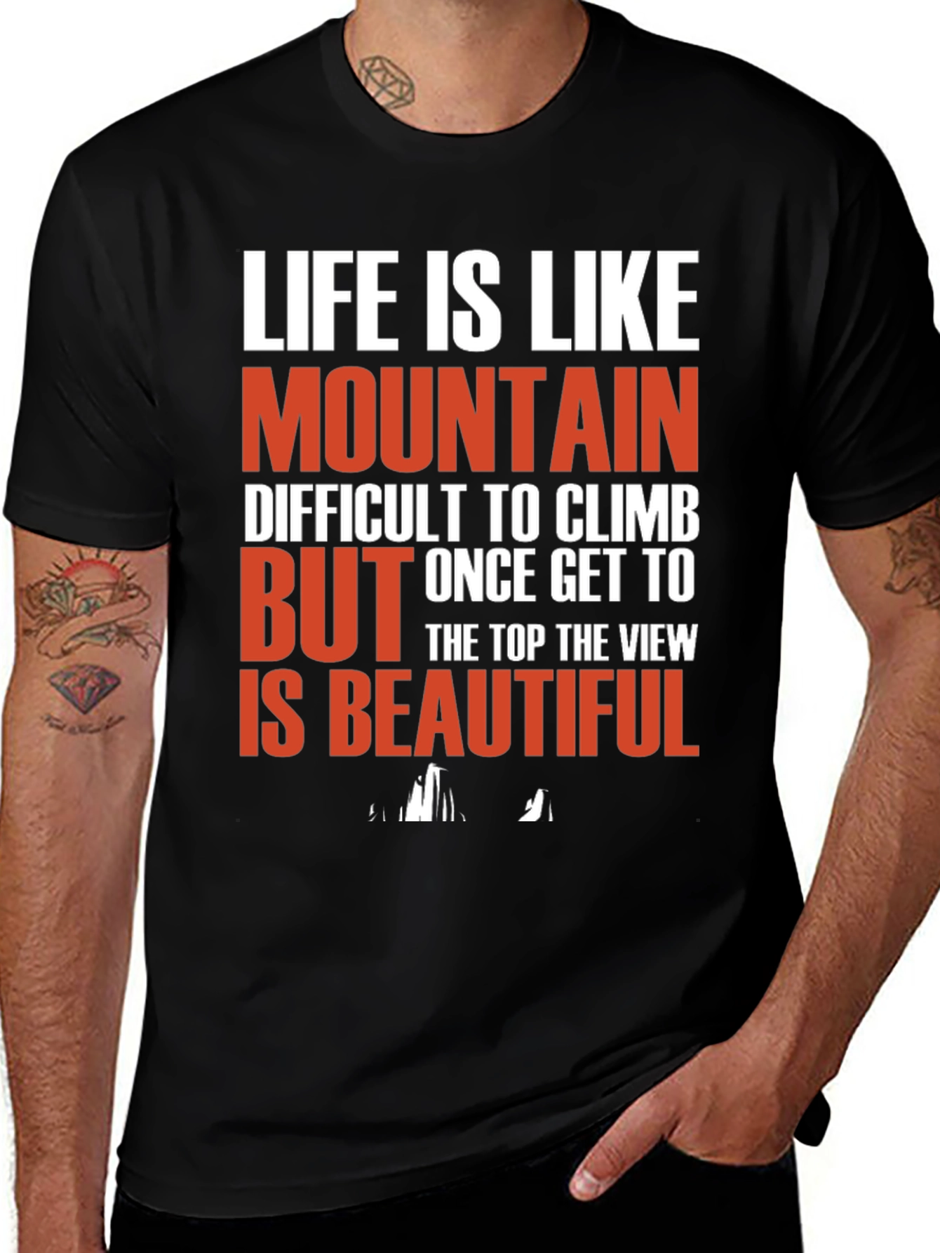 Mountain Life T-Shirt: Climb & View