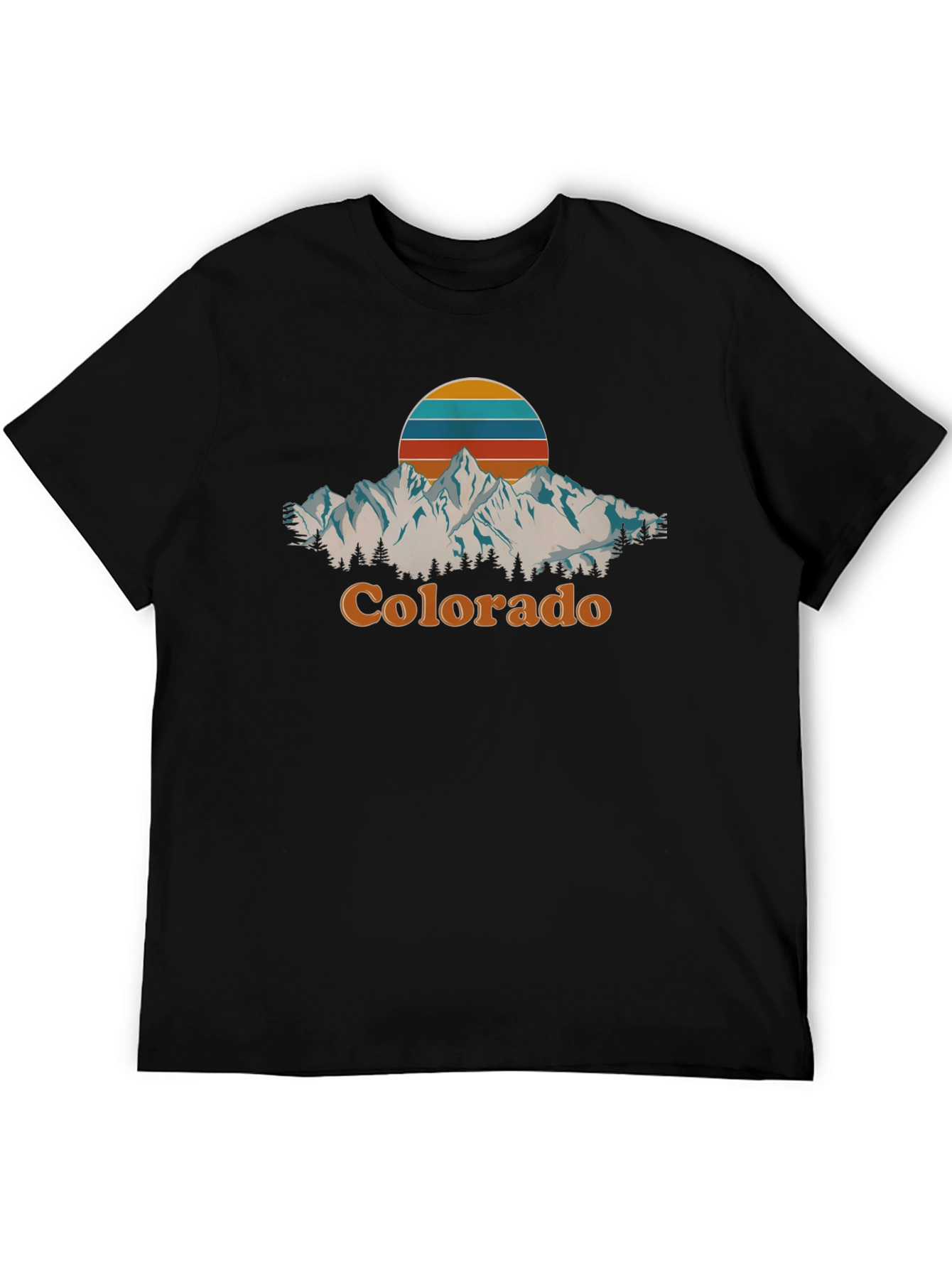 Colorado Mountain Retro Graphic Tee