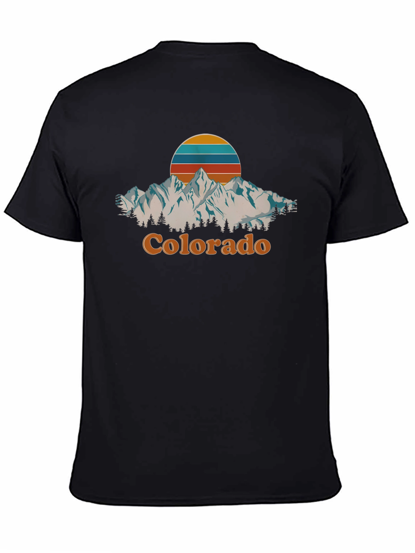 Colorado Mountain Retro Graphic Tee