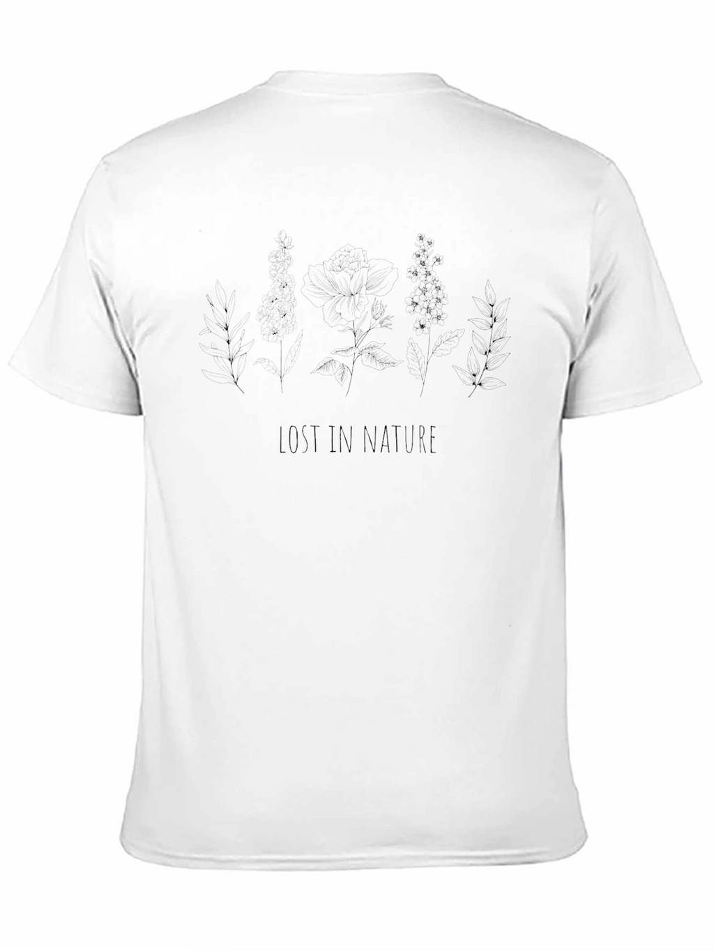 Lost in Nature Graphic Tee - Black