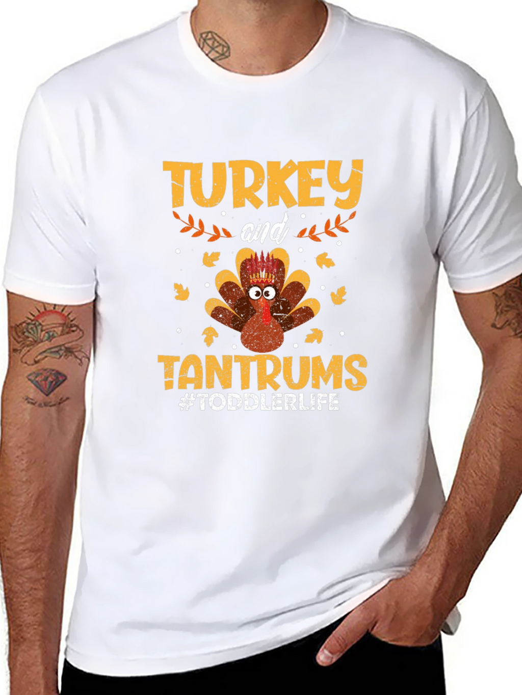 Turkey and Tantrums Toddler Life T-Shirt