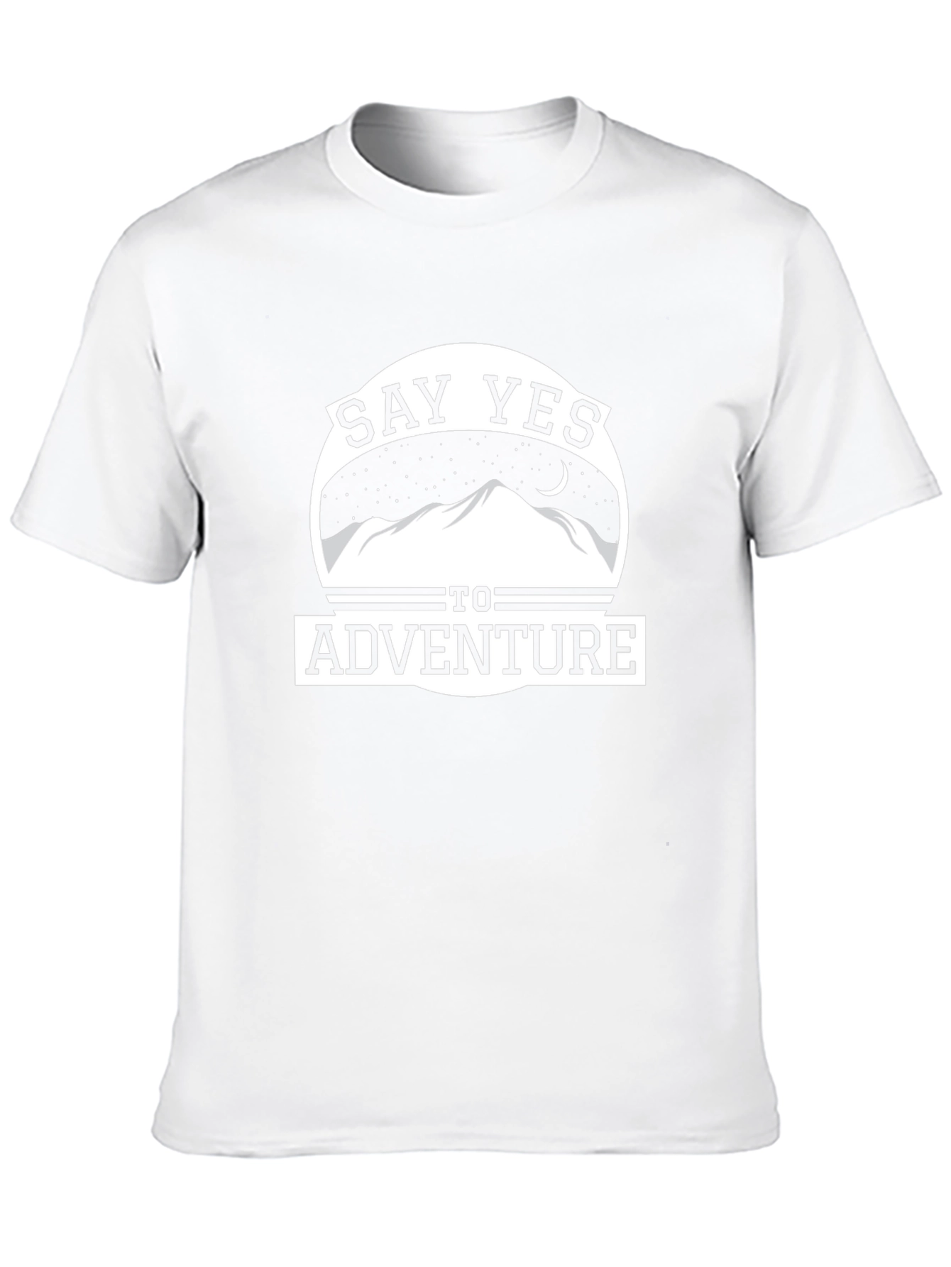 Say Yes To Adventure T-Shirt - Mountain Design