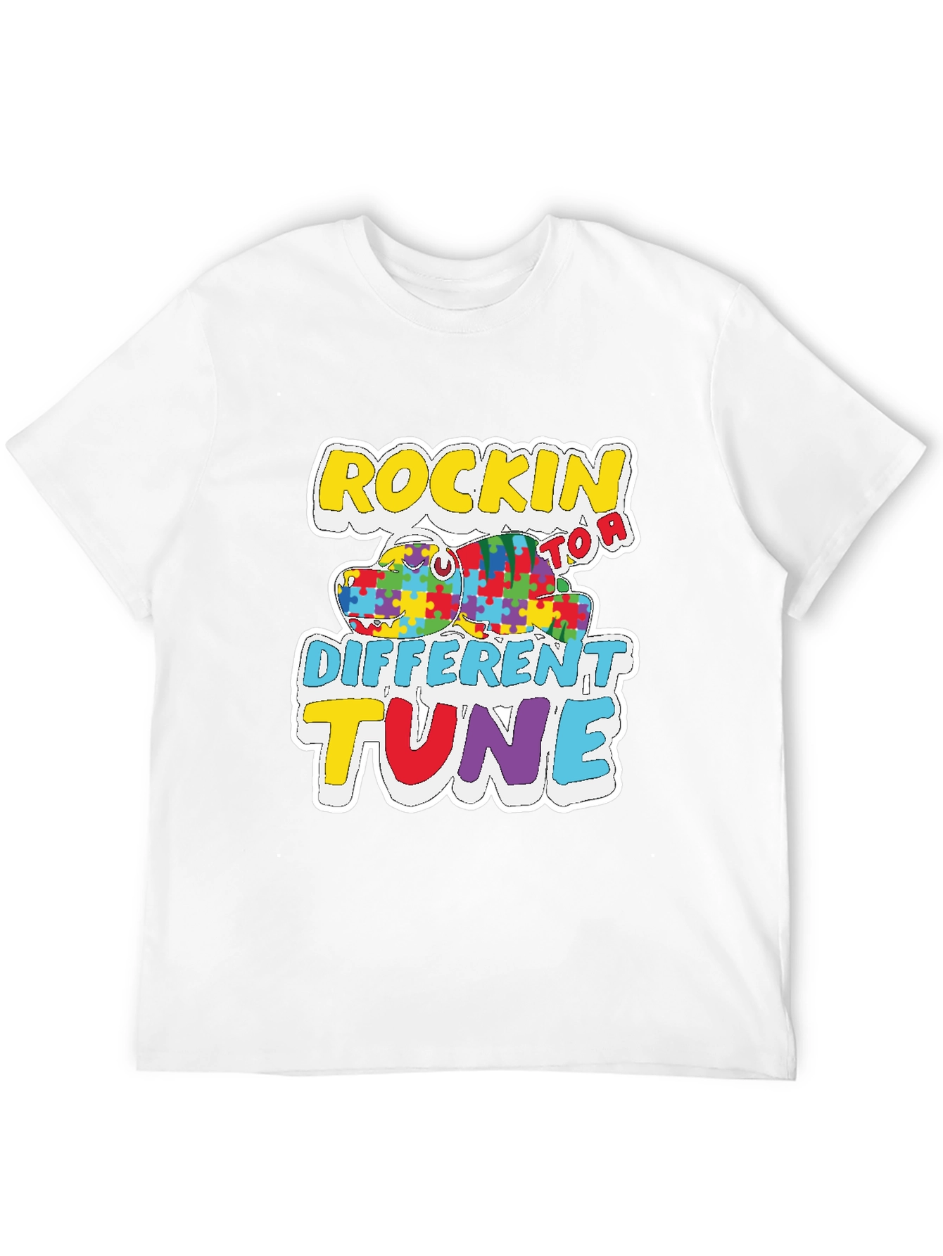 Rockin to a Different Tune Autism Awareness T-Shirt