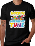 Rockin to a Different Tune Autism Awareness T-Shirt