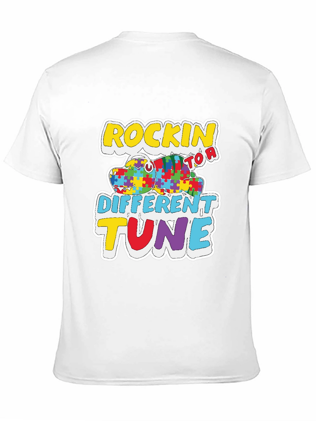 Rockin to a Different Tune Autism Awareness T-Shirt