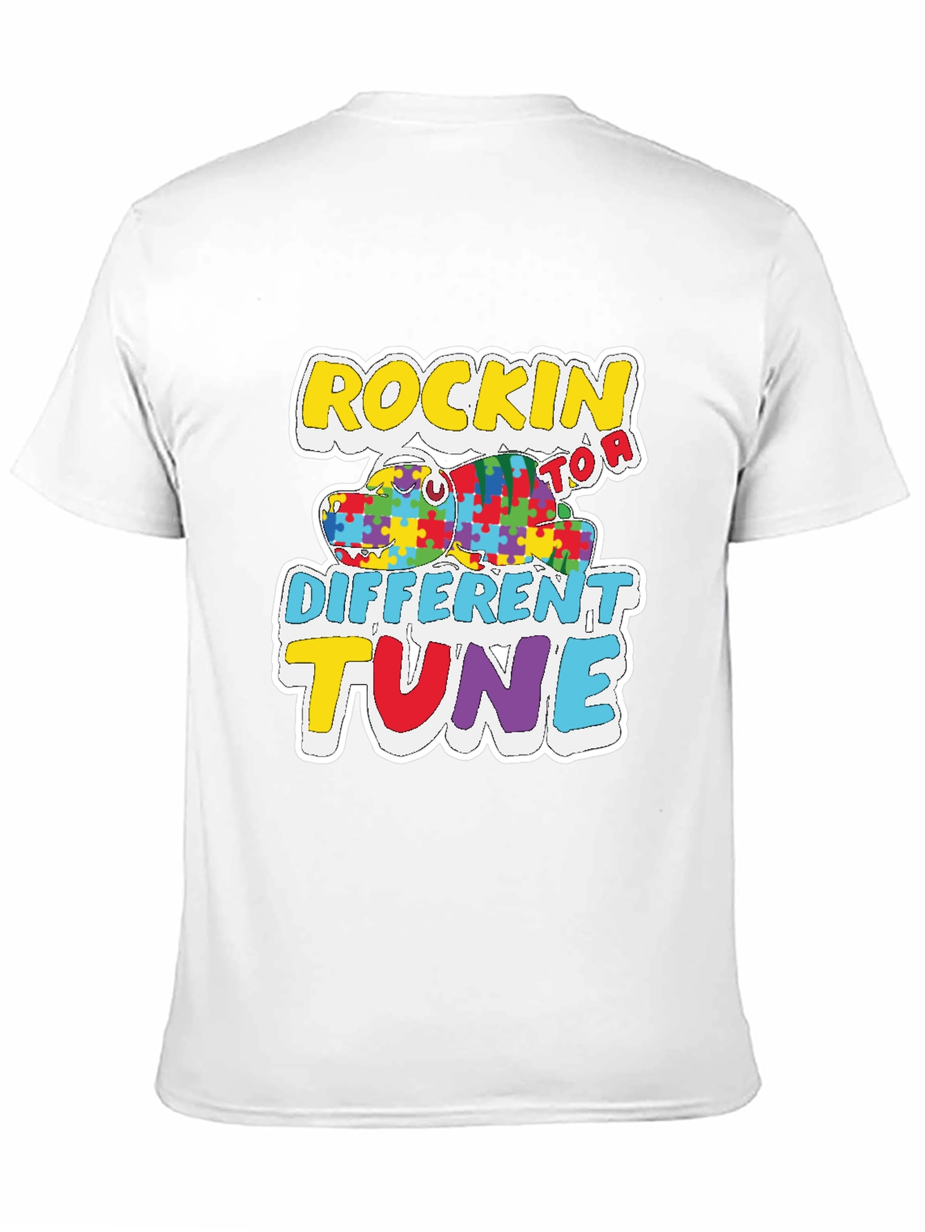 Rockin to a Different Tune Autism Awareness T-Shirt