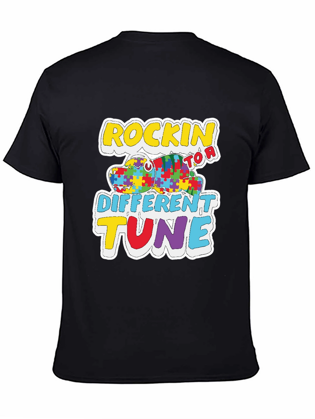 Rockin to a Different Tune Autism Awareness T-Shirt