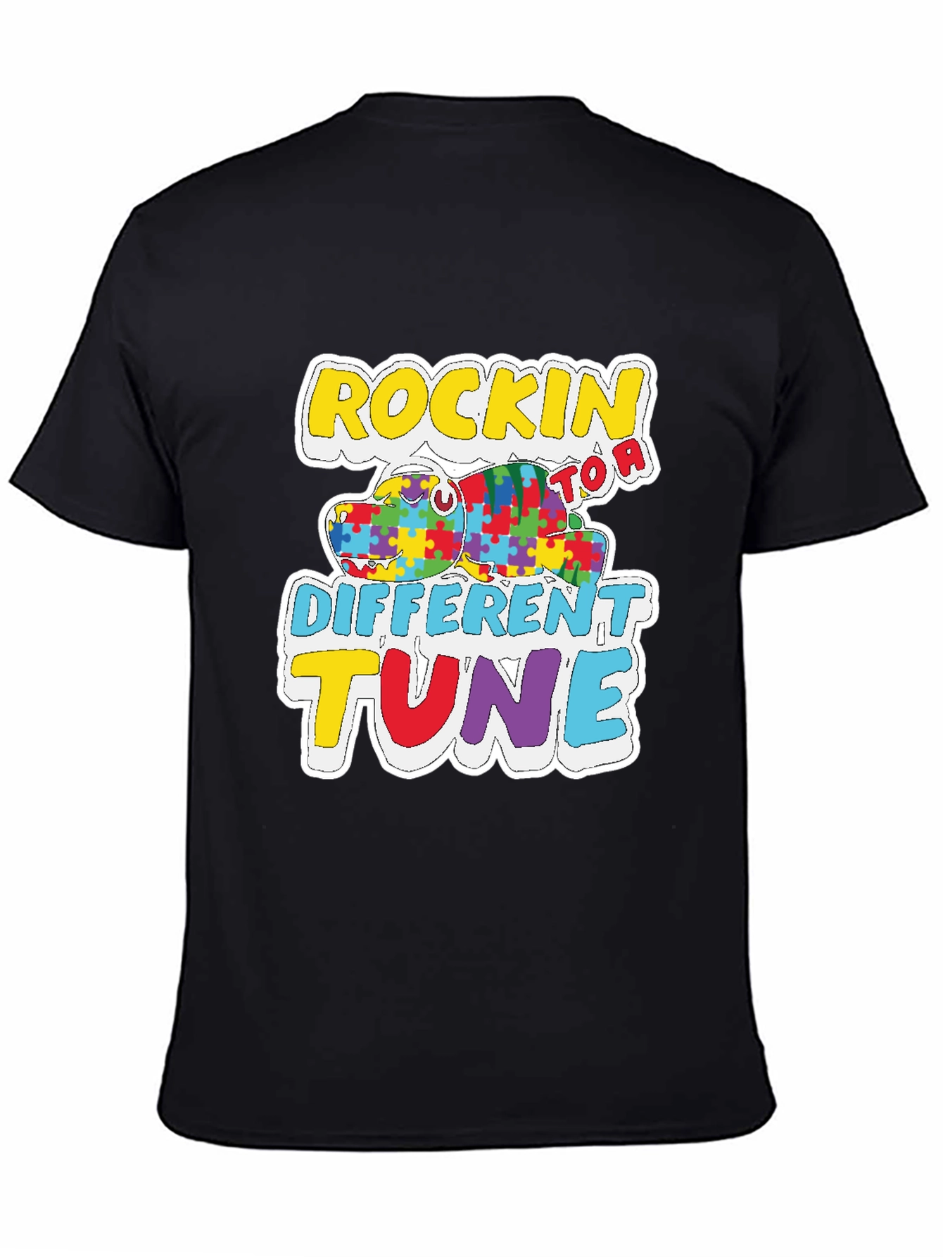Rockin to a Different Tune Autism Awareness T-Shirt