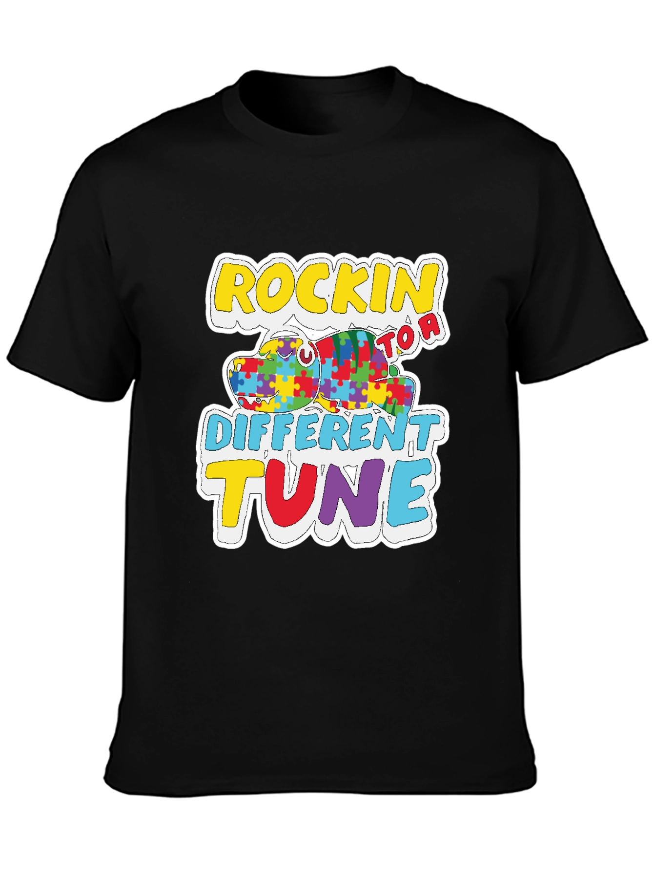 Rockin to a Different Tune Autism Awareness T-Shirt
