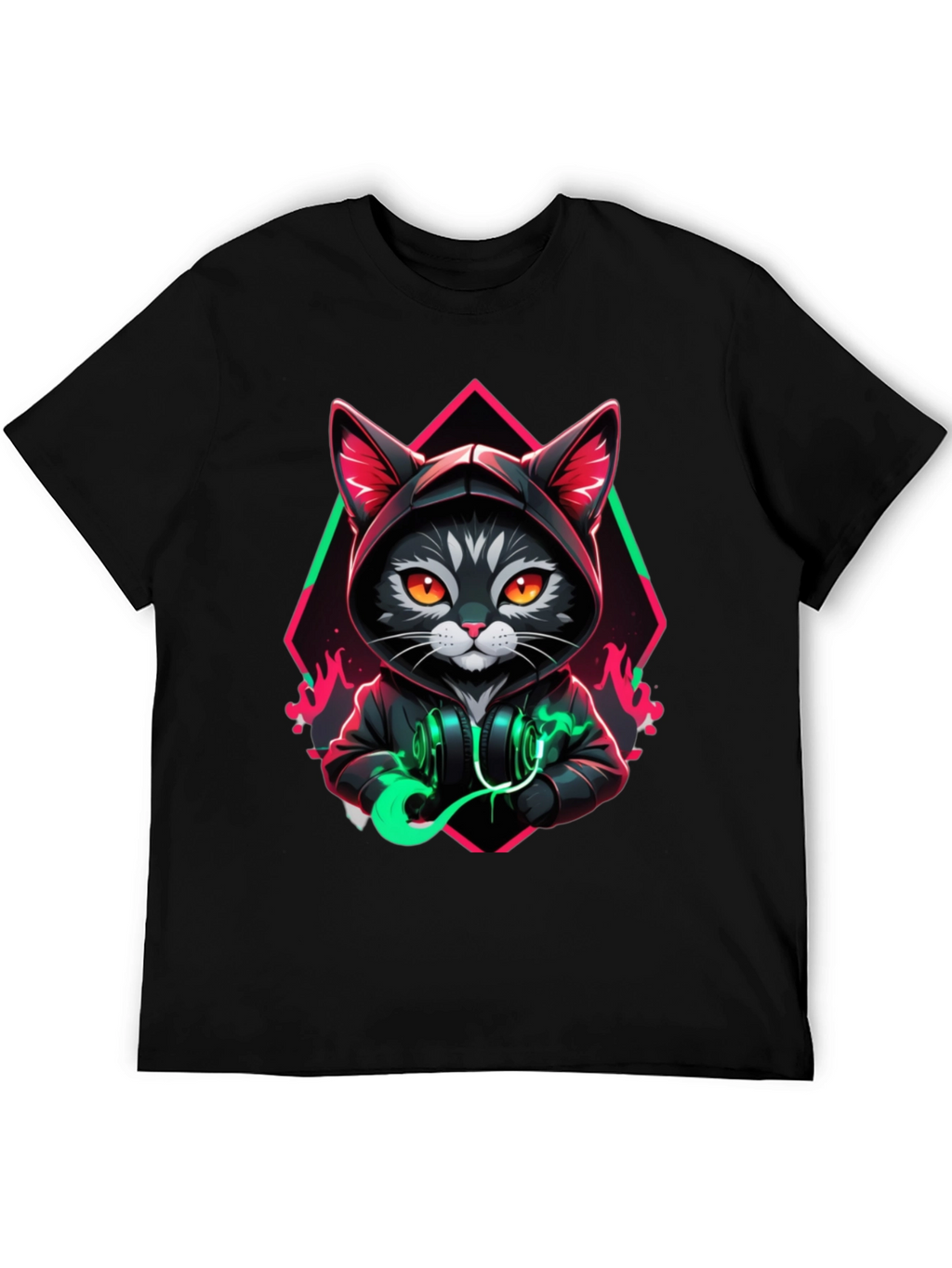 Cool Cat Hoodie T-Shirt - Unique Design