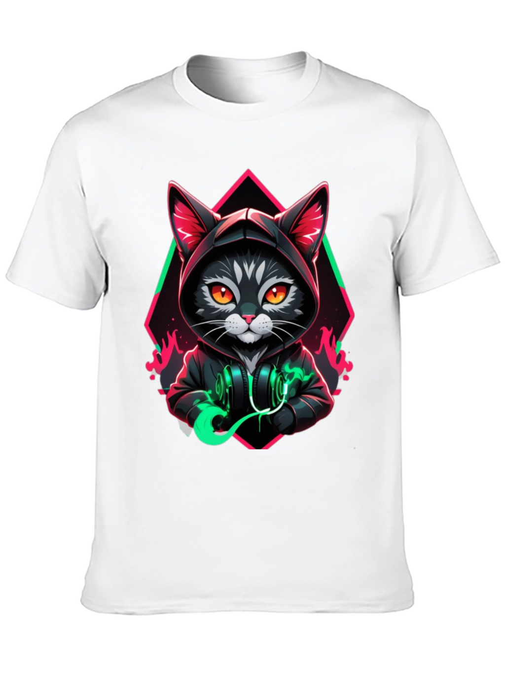 Cool Cat Hoodie T-Shirt - Unique Design
