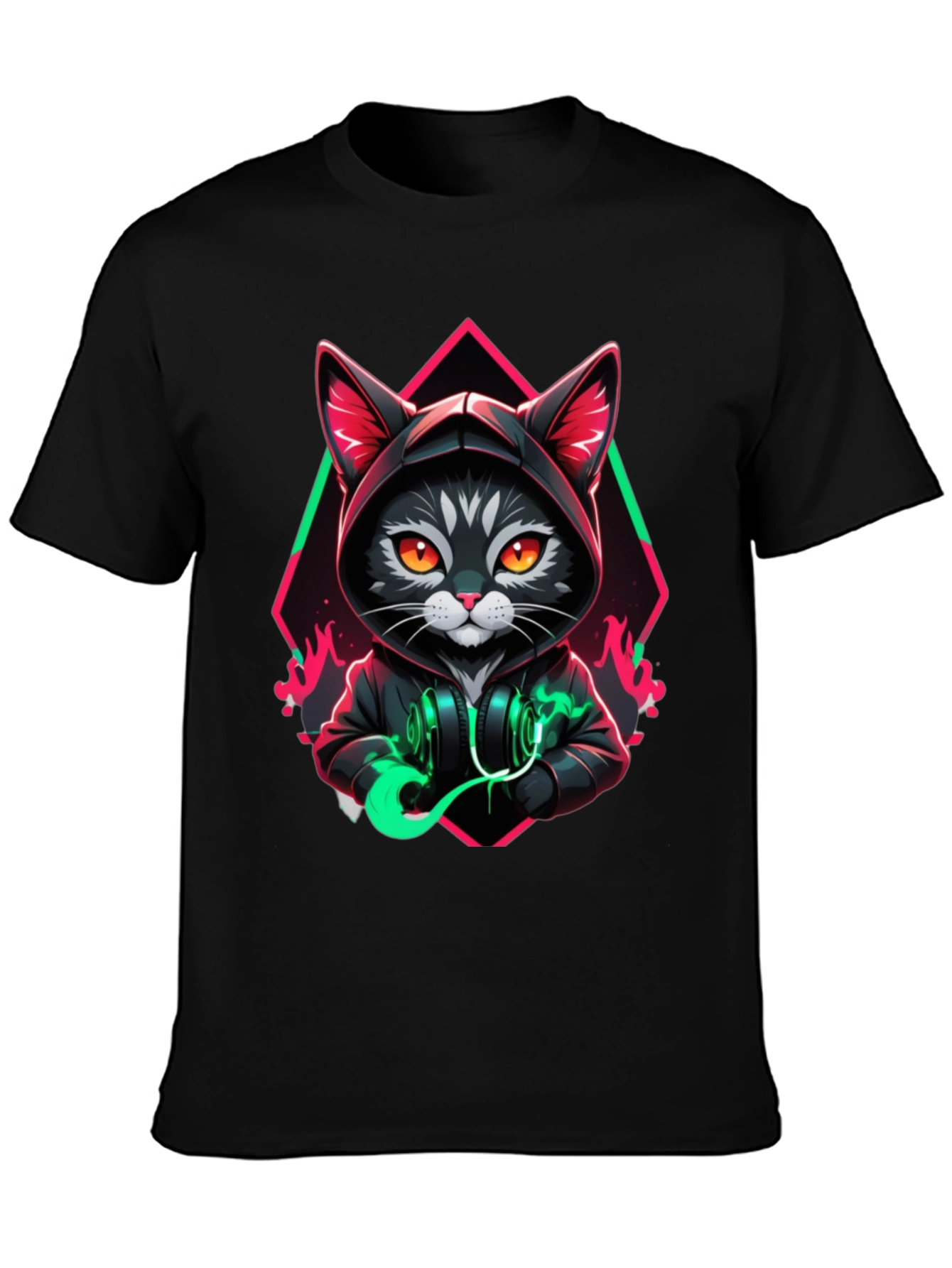 Cool Cat Hoodie T-Shirt - Unique Design