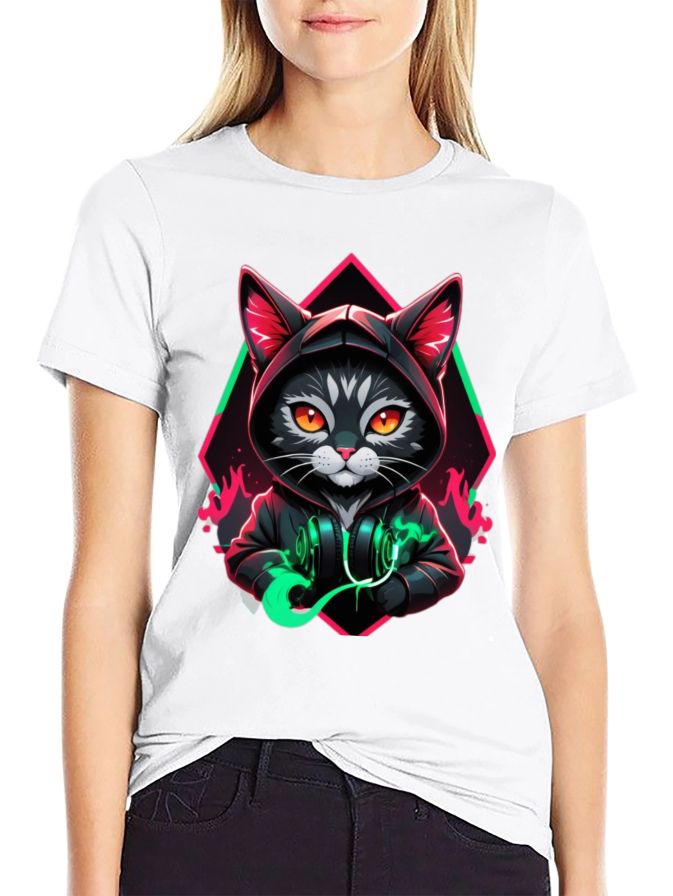 Cool Cat Hoodie T-Shirt - Unique Design