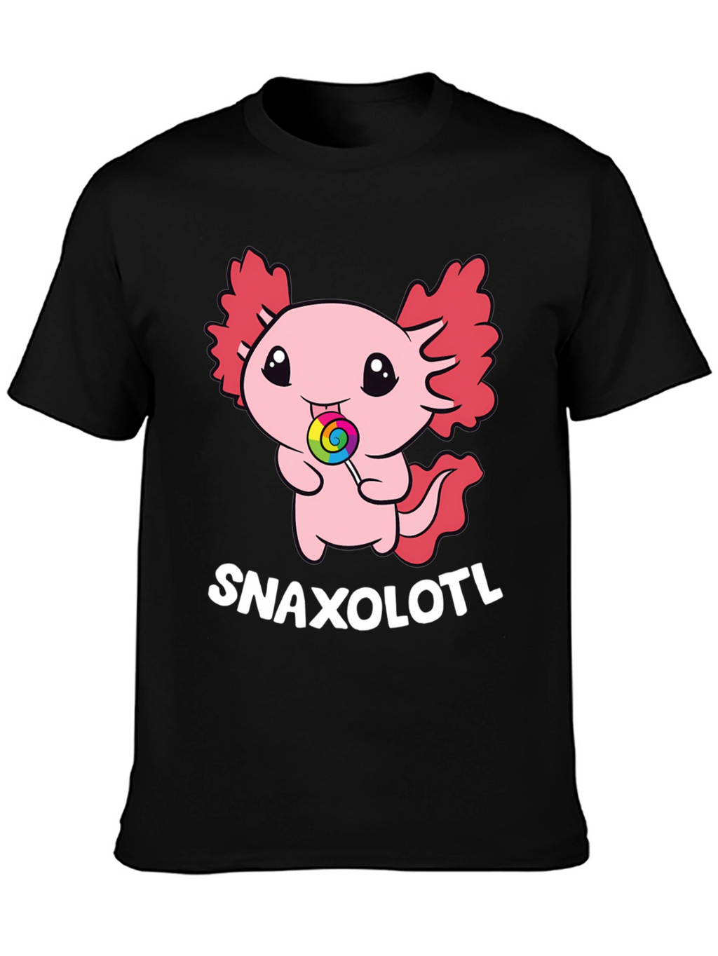 Snaxolotl T-Shirt - Cute Axolotl Candy Tee