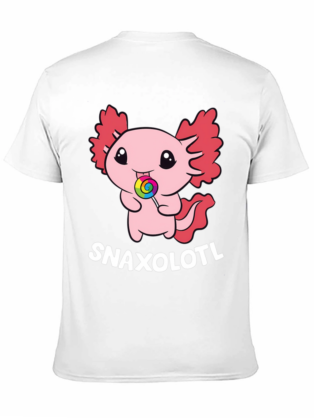 Snaxolotl T-Shirt - Cute Axolotl Candy Tee