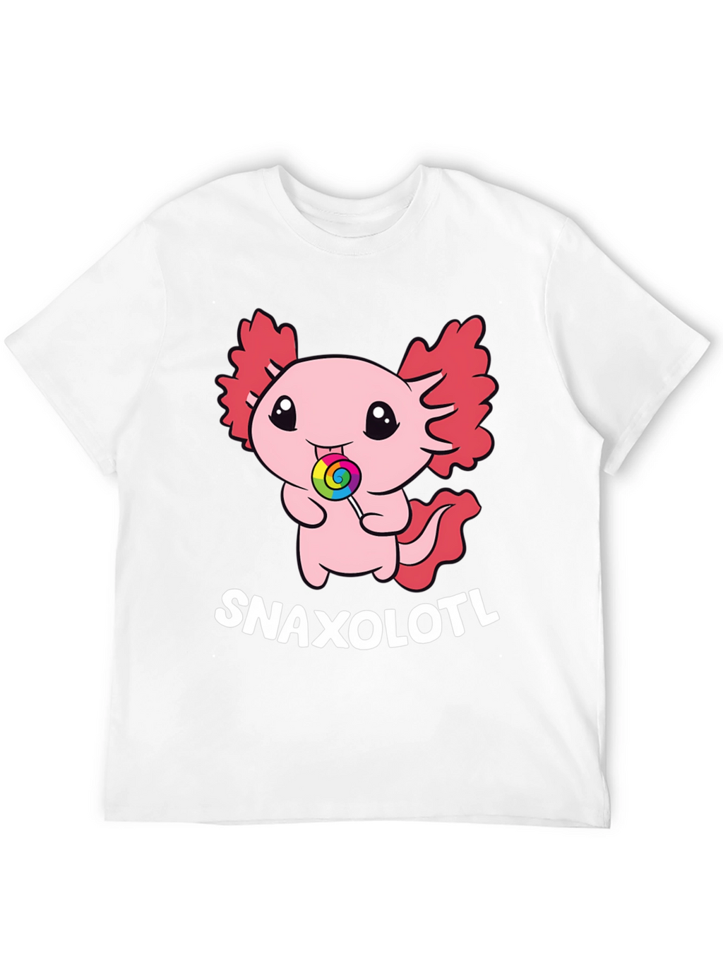 Snaxolotl T-Shirt - Cute Axolotl Candy Tee