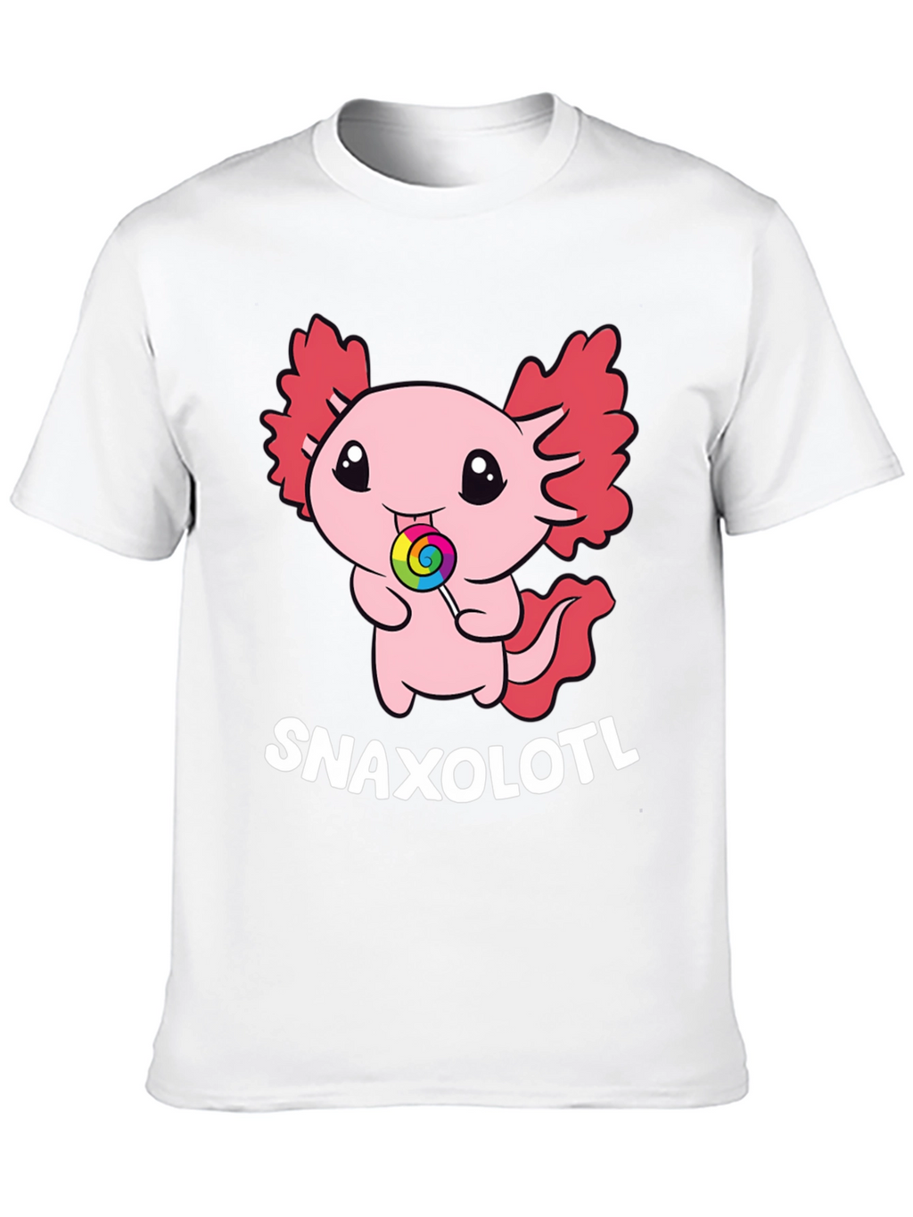 Snaxolotl T-Shirt - Cute Axolotl Candy Tee