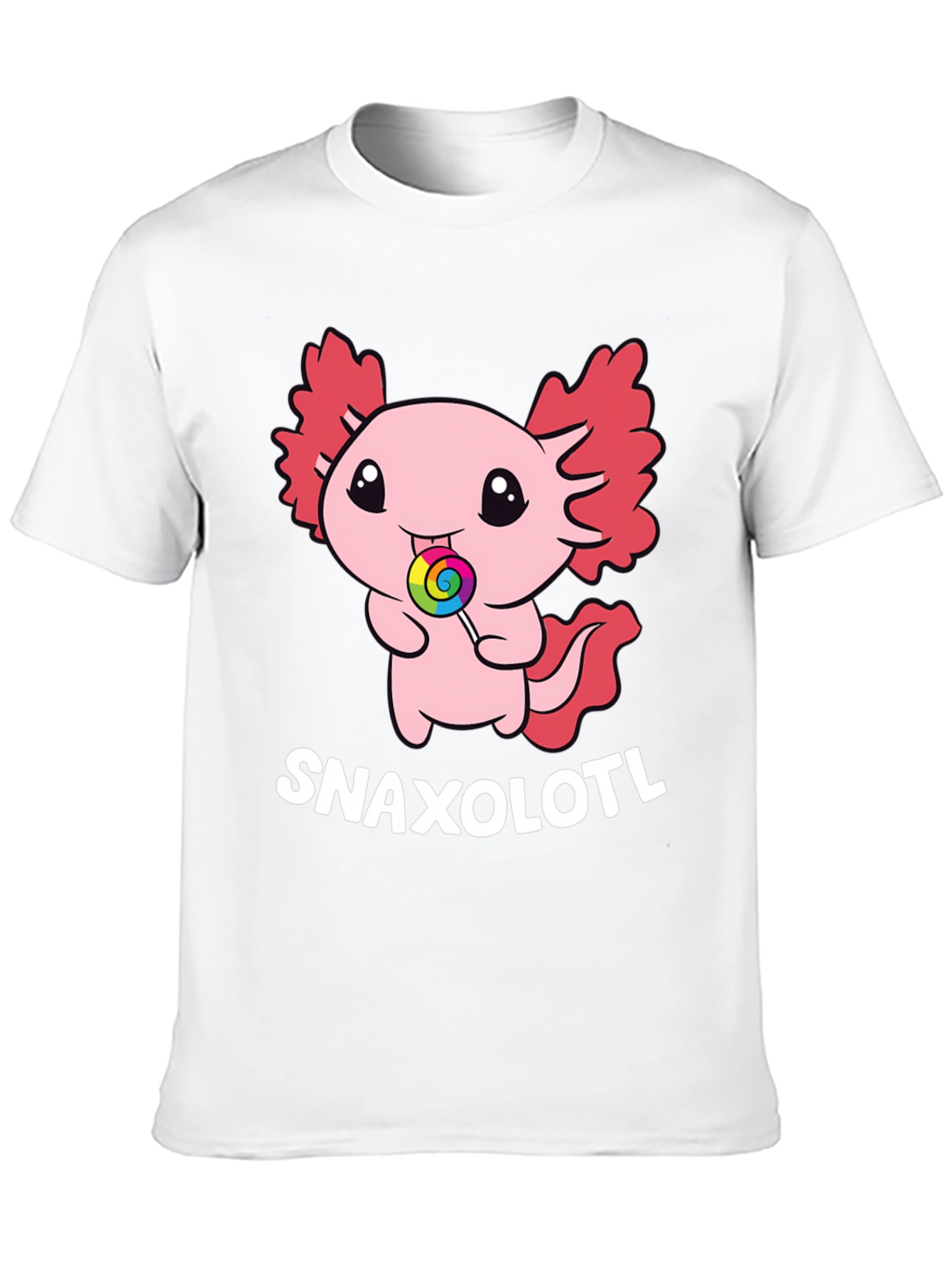 Snaxolotl T-Shirt - Cute Axolotl Candy Tee
