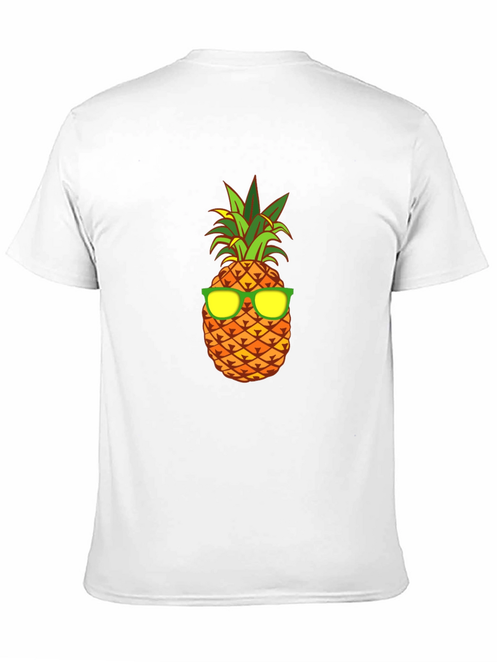 Cool Pineapple Graphic Tee - Black Cotton T-Shirt