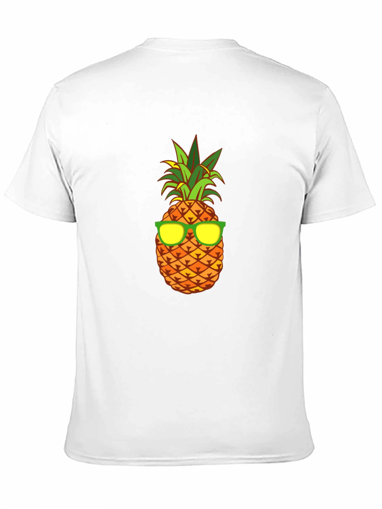 Cool Pineapple Graphic Tee - Black Cotton T-Shirt