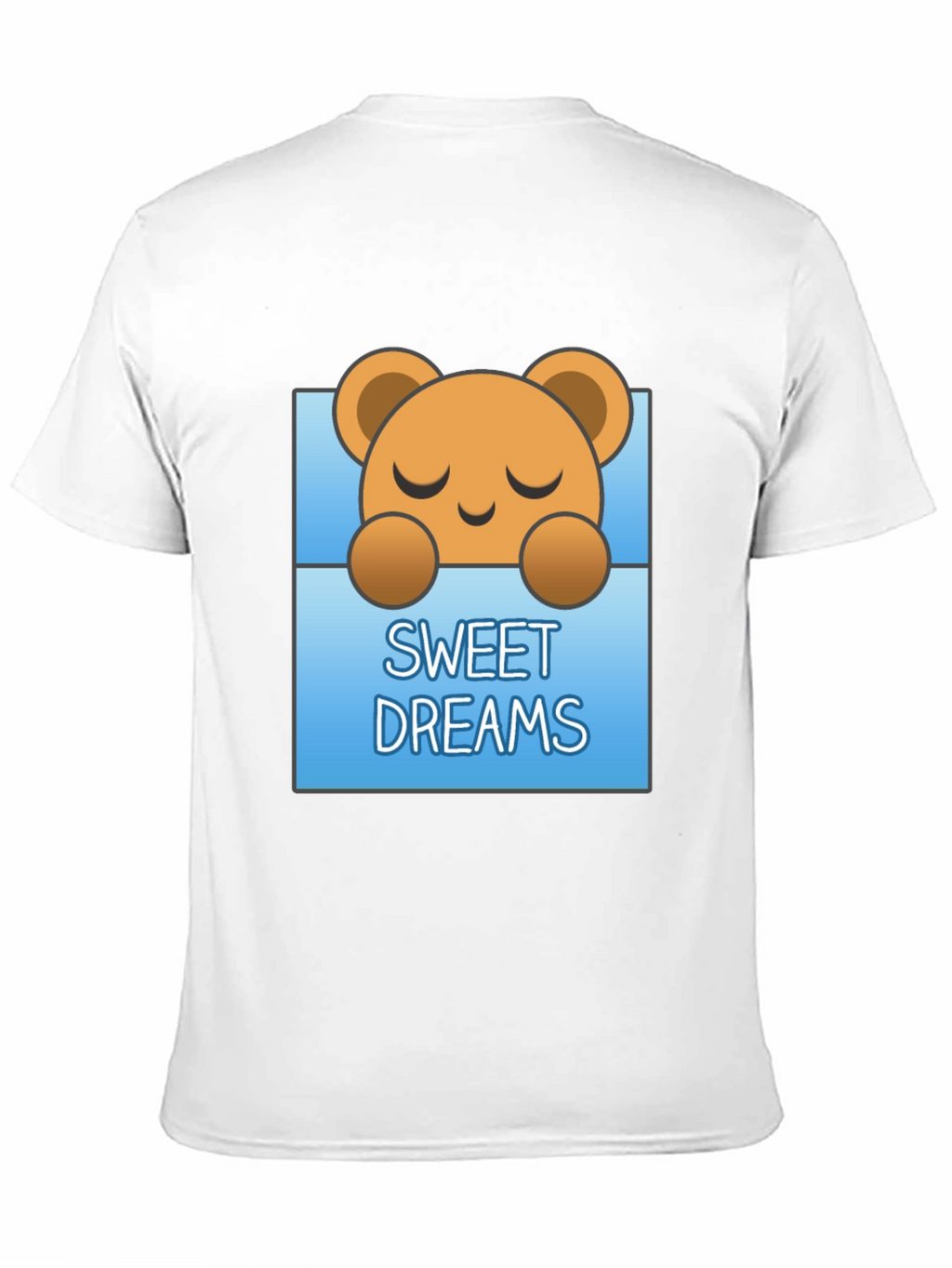 Sweet Dreams Bear Graphic Tee - Soft Cotton