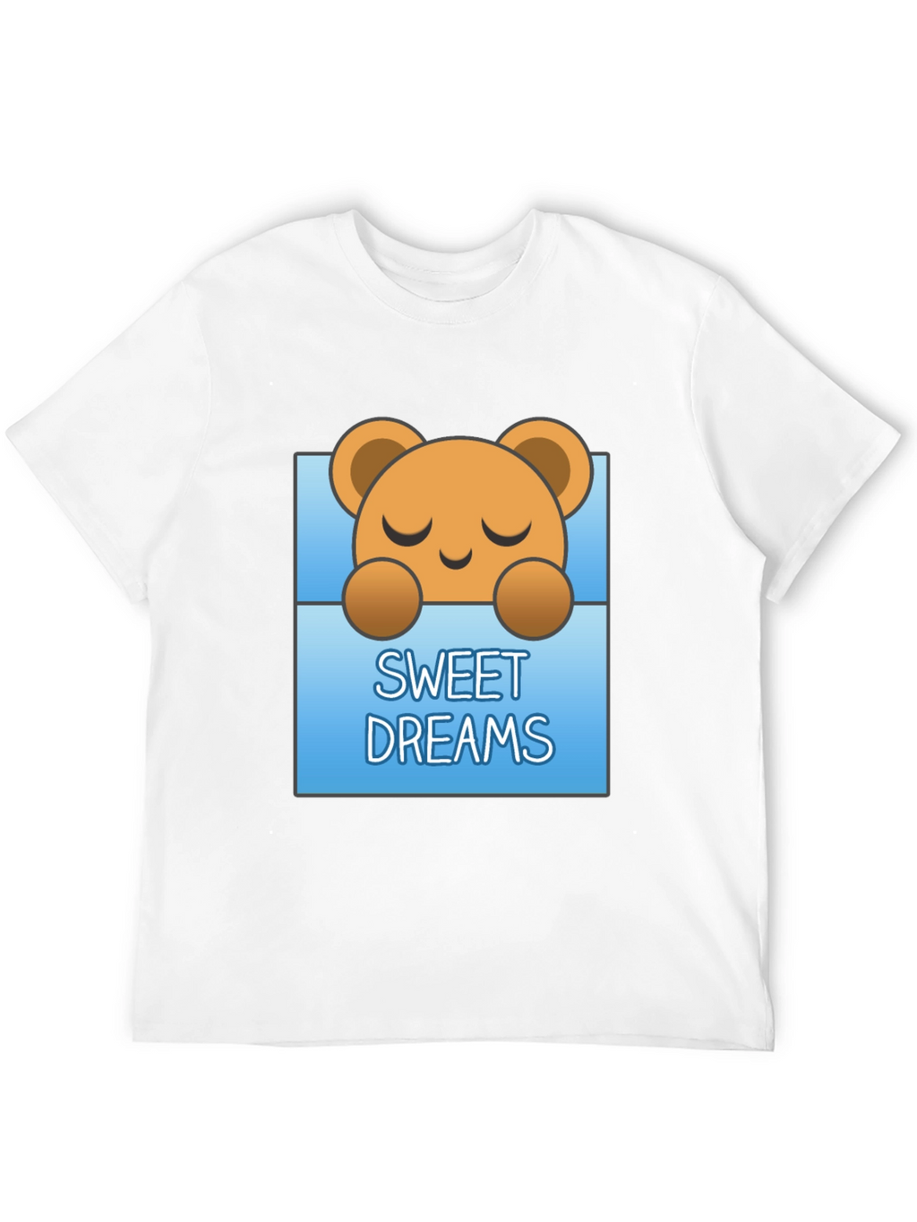 Sweet Dreams Bear Graphic Tee - Soft Cotton