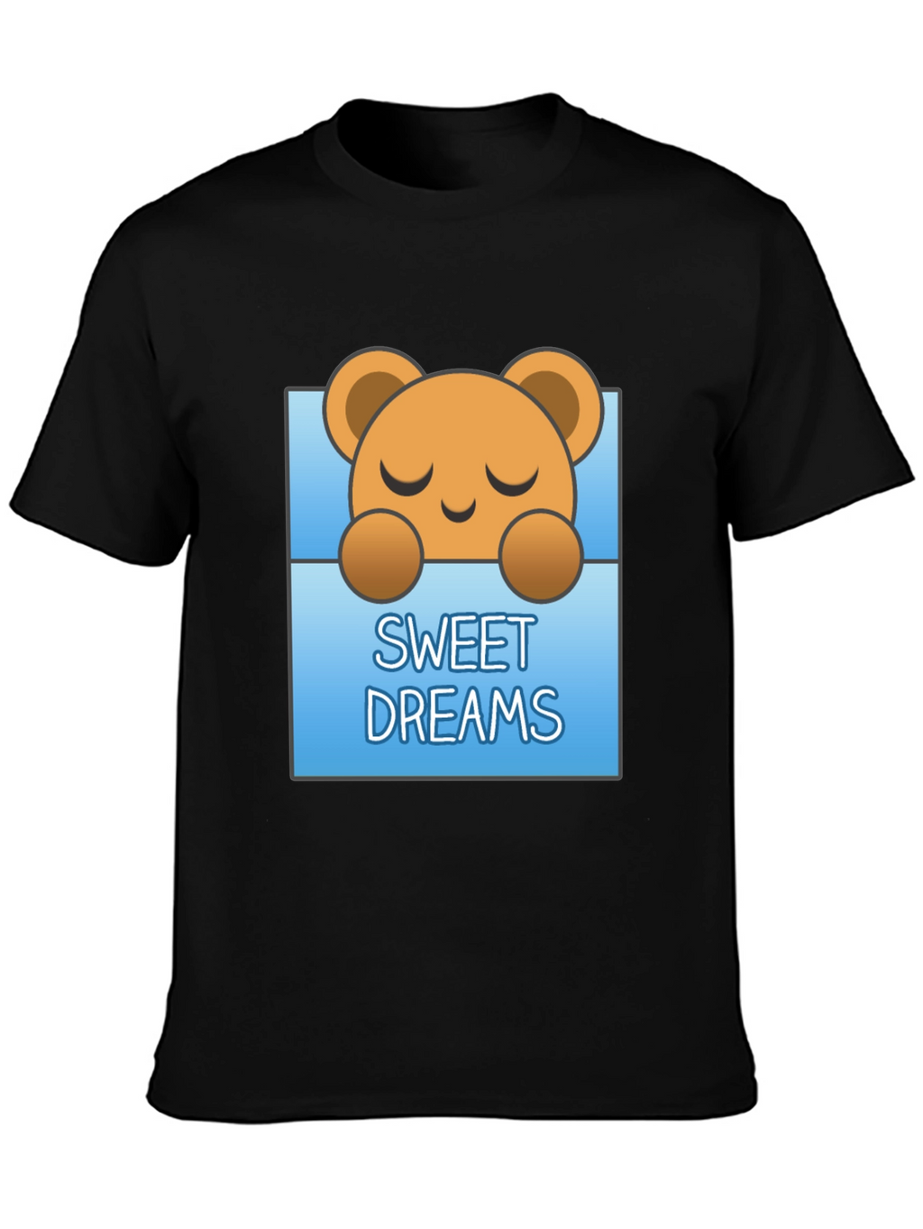 Sweet Dreams Bear Graphic Tee - Soft Cotton