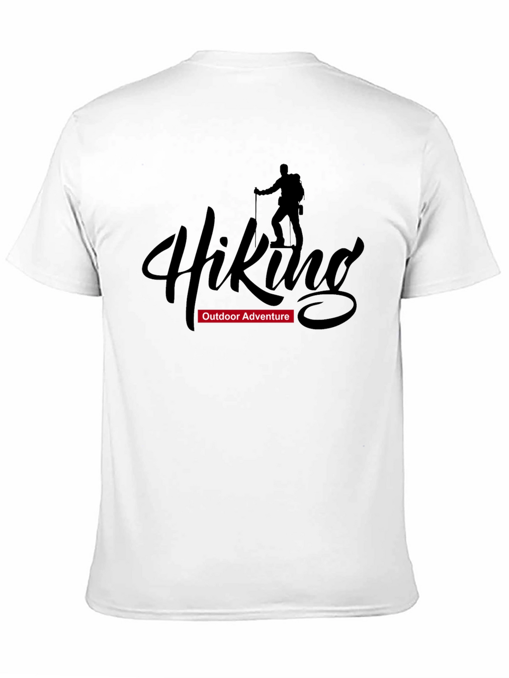 Hiking Adventure Graphic T-Shirt - Black