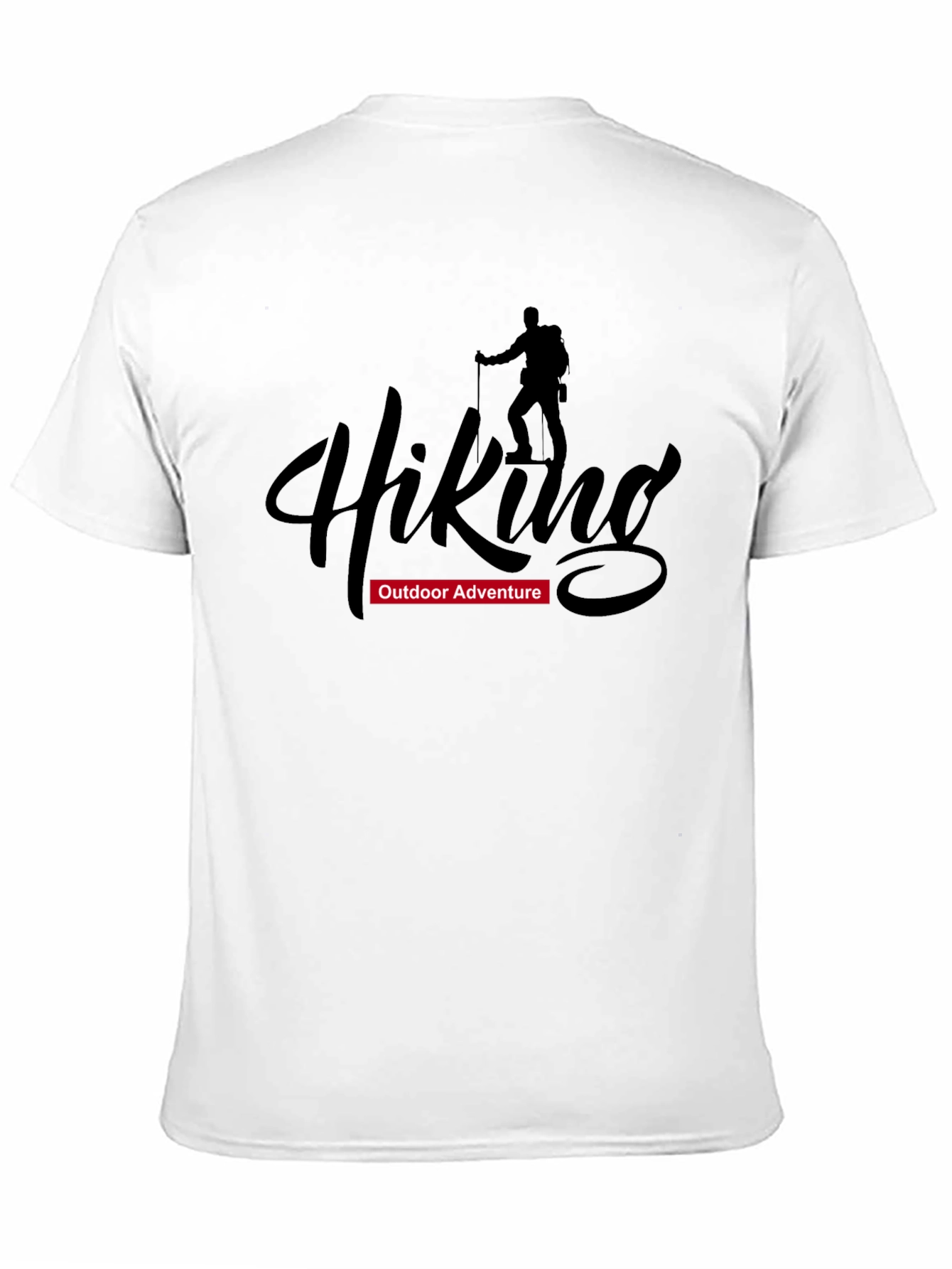 Hiking Adventure Graphic T-Shirt - Black
