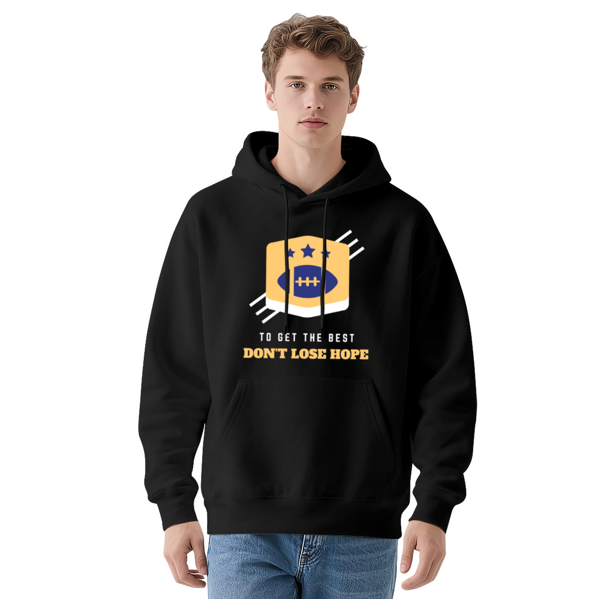 Abstract Design Hoodie - Contemporary Art Sweatshirt #0507