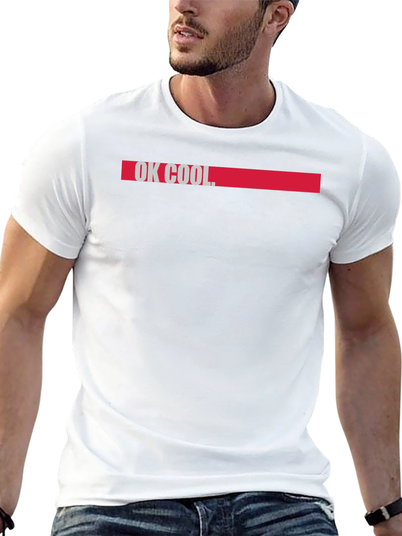 OK COOL Graphic T-Shirt - Casual Style