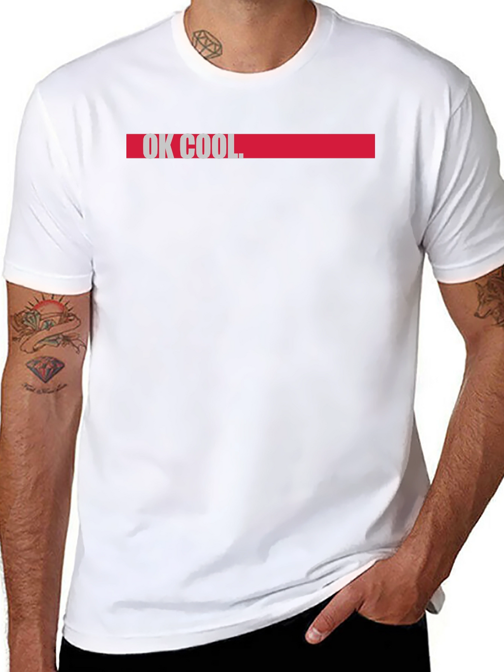 OK COOL Graphic T-Shirt - Casual Style