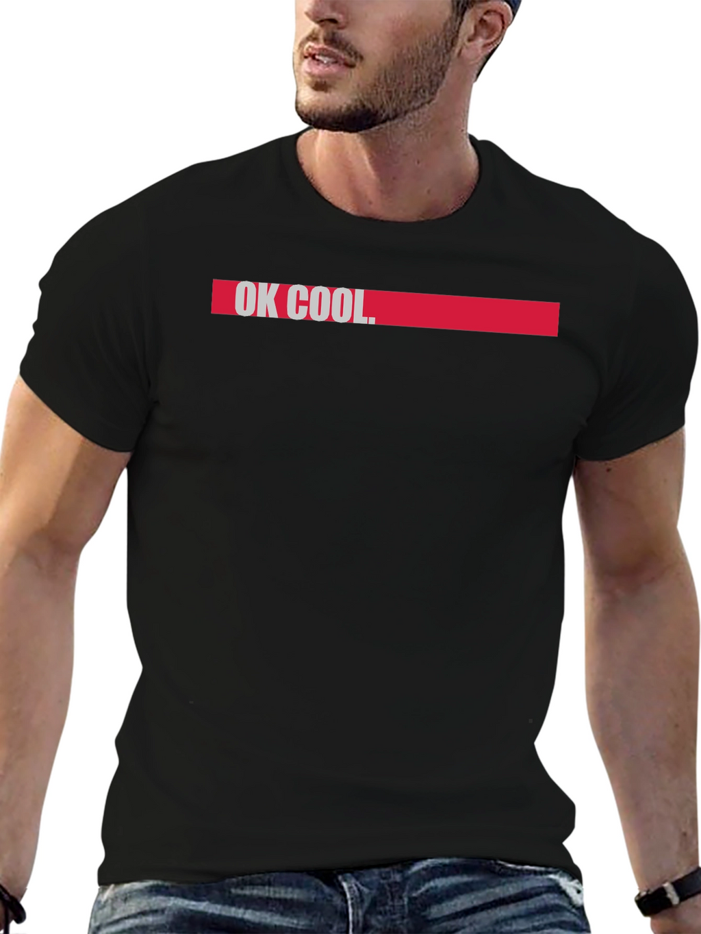 OK COOL Graphic T-Shirt - Casual Style