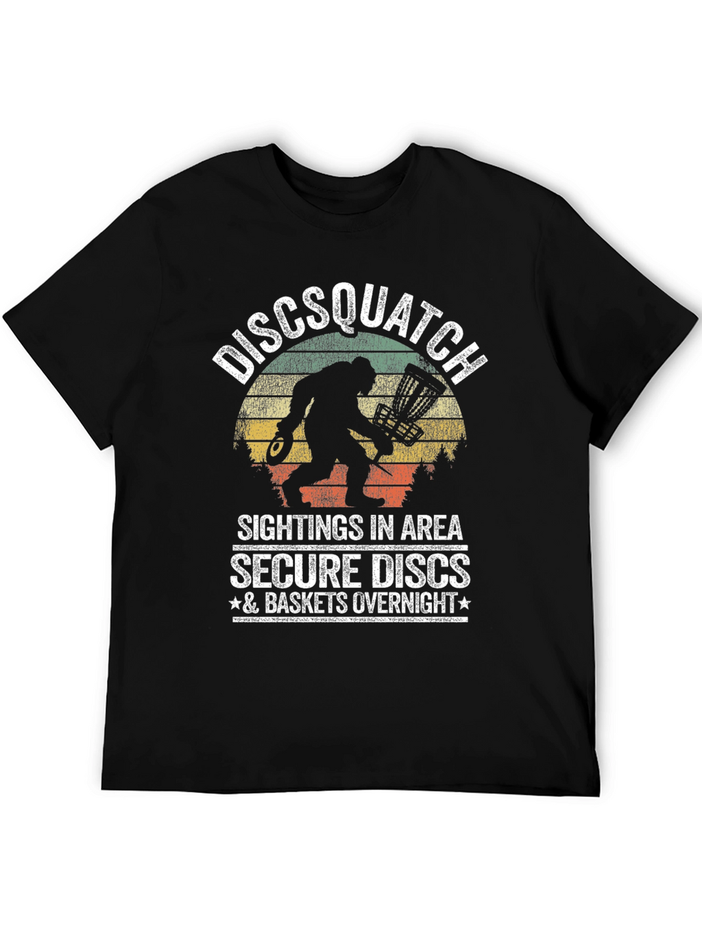 Discsquatch Graphic T-Shirt - Secure Your Discs!