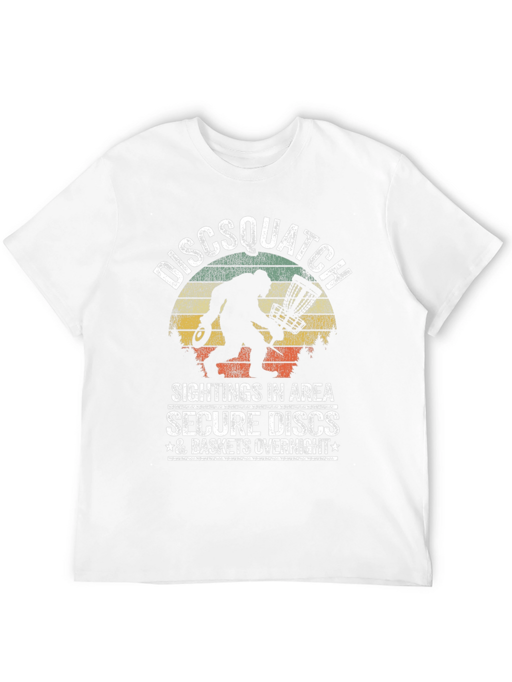 Discsquatch Graphic T-Shirt - Secure Your Discs!