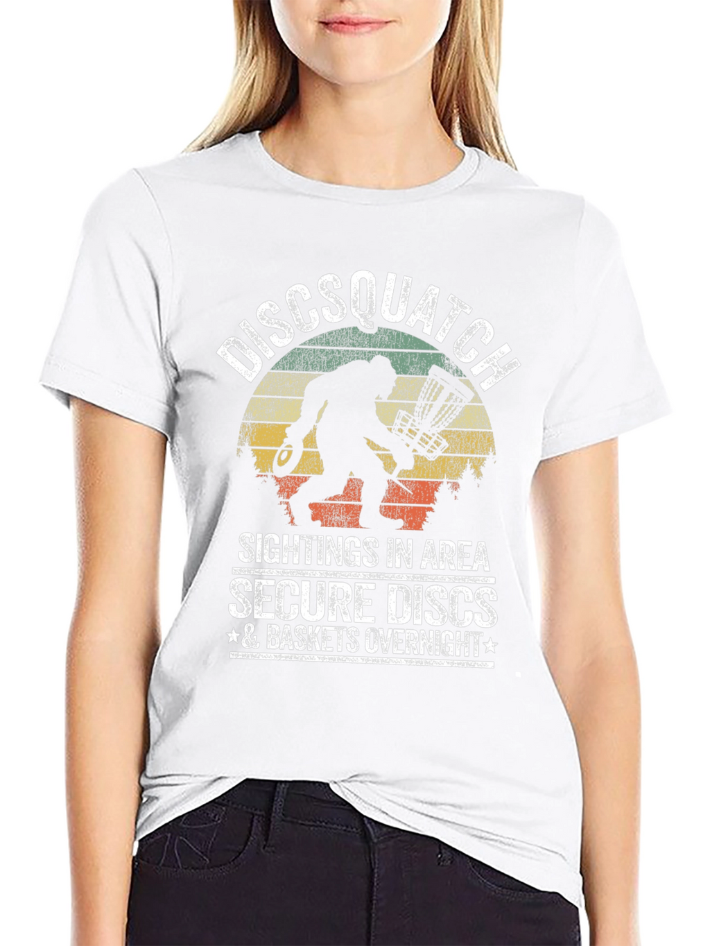 Discsquatch Graphic T-Shirt - Secure Your Discs!