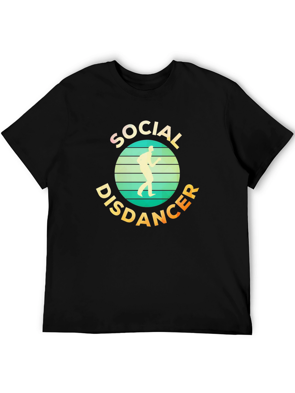 Social Distancer T-Shirt - Retro Design
