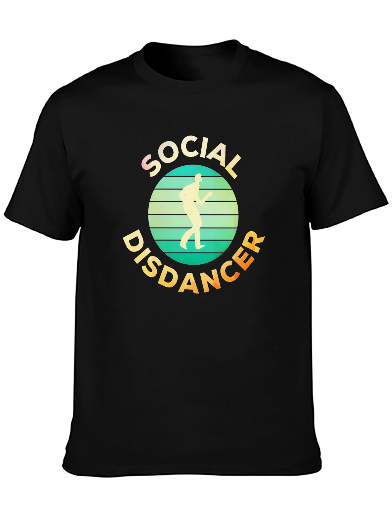 Social Distancer T-Shirt - Retro Design