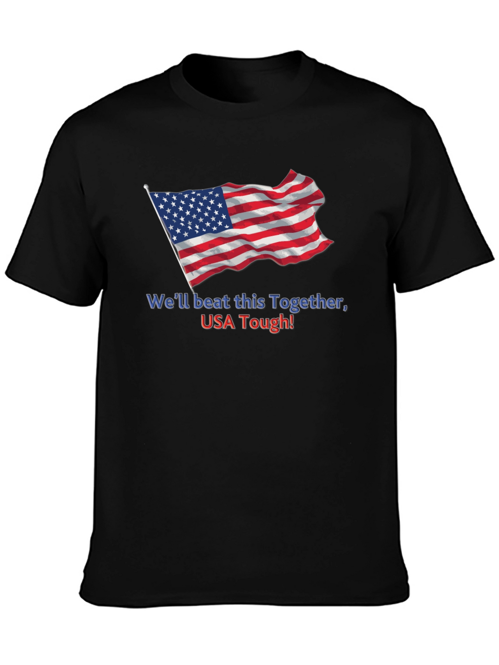 USA Tough T-Shirt - Patriotic American Flag Tee
