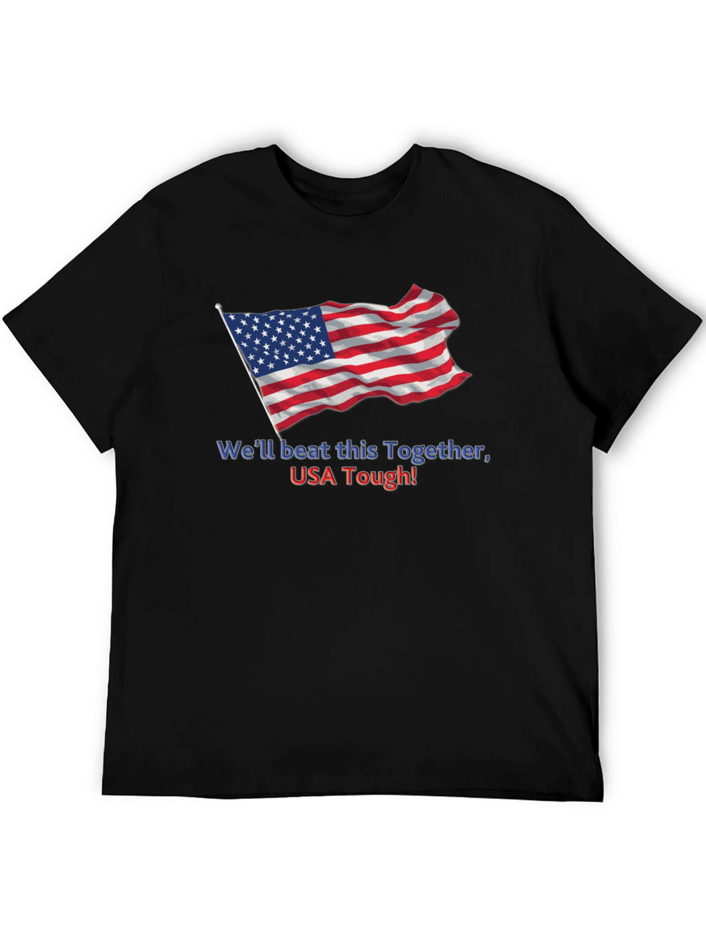 USA Tough T-Shirt - Patriotic American Flag Tee
