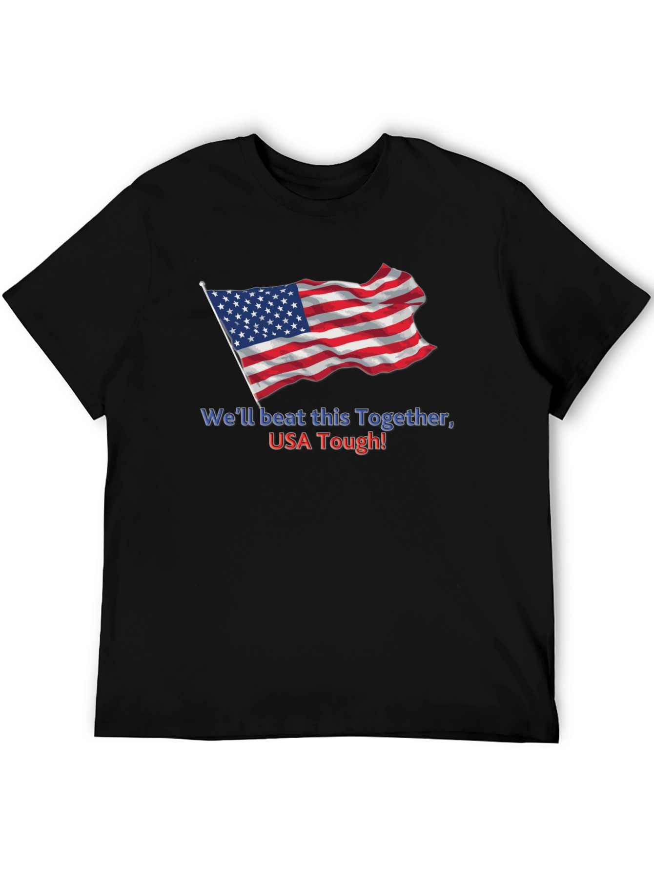 USA Tough T-Shirt - Patriotic American Flag Tee