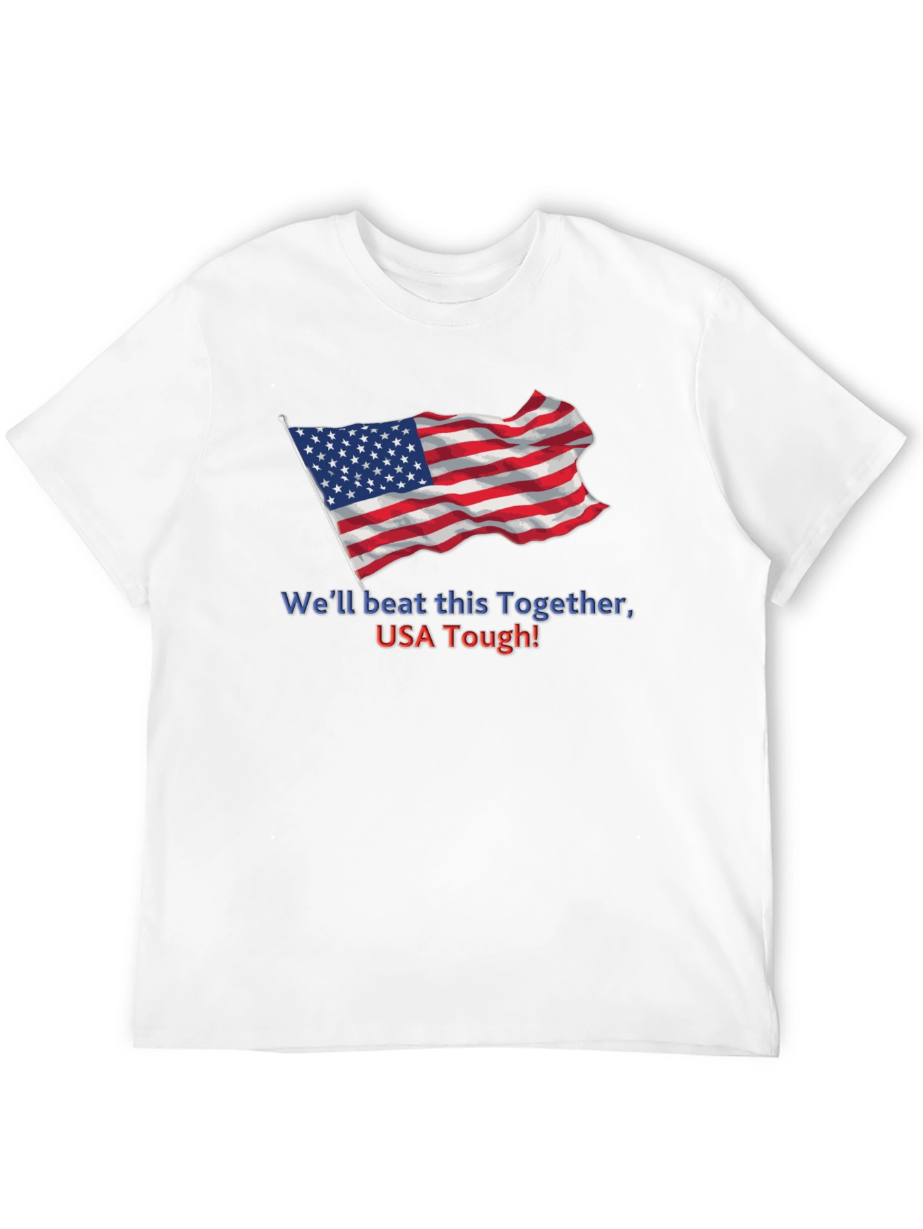 USA Tough T-Shirt - Patriotic American Flag Tee