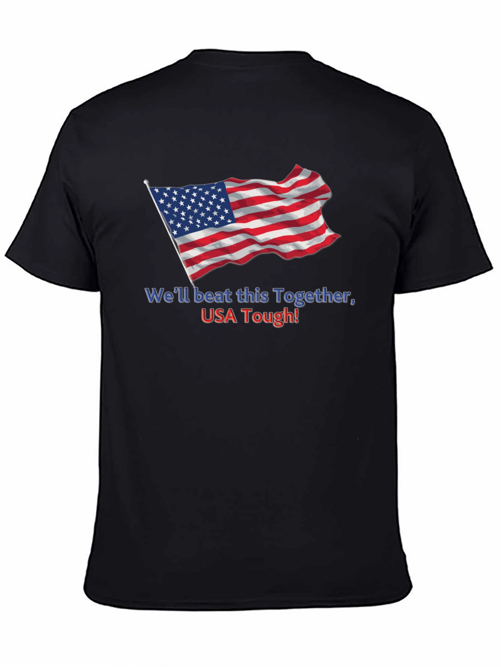 USA Tough T-Shirt - Patriotic American Flag Tee